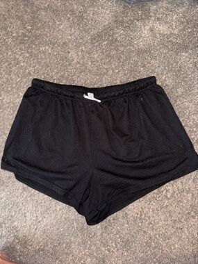 Women’s Black PJ Drawstring Shorts